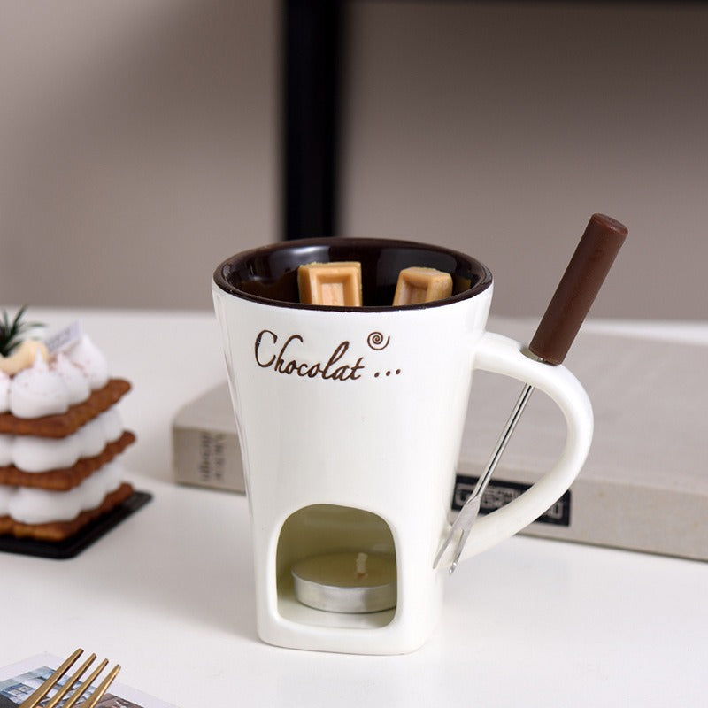 CocoaDip : Personal Chocolate Fondue in a Mug