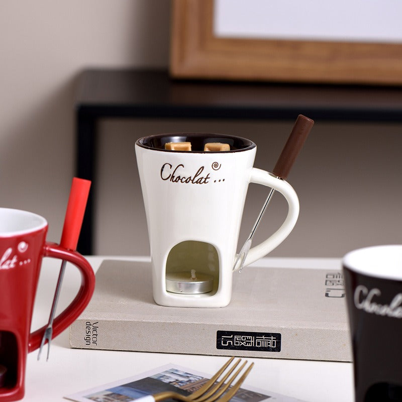 CocoaDip : Personal Chocolate Fondue in a Mug