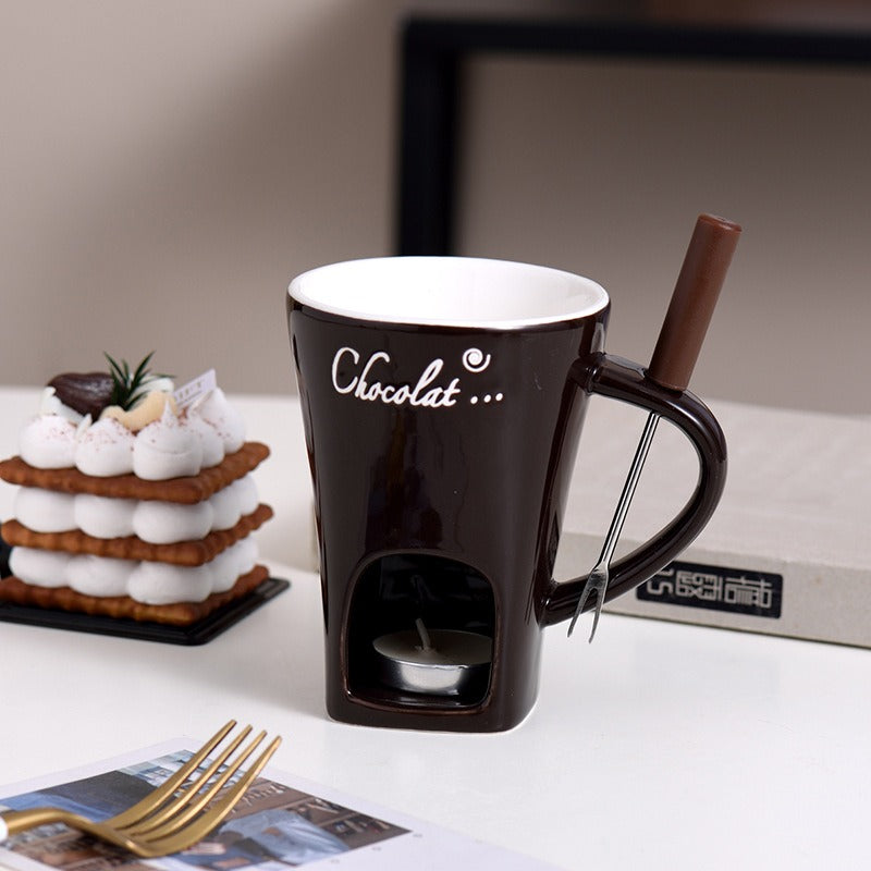 CocoaDip : Personal Chocolate Fondue in a Mug