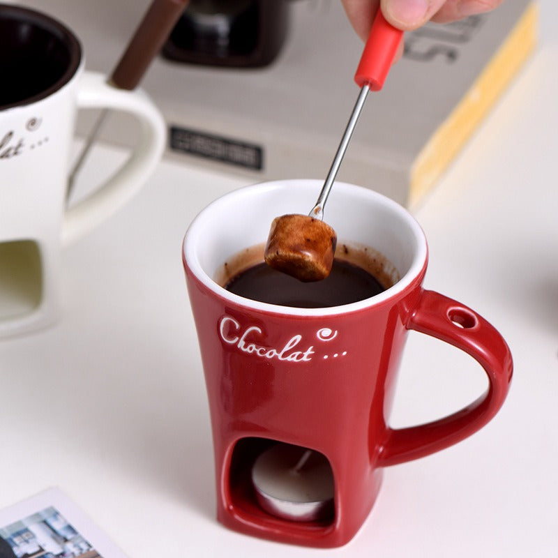 CocoaDip : Personal Chocolate Fondue in a Mug