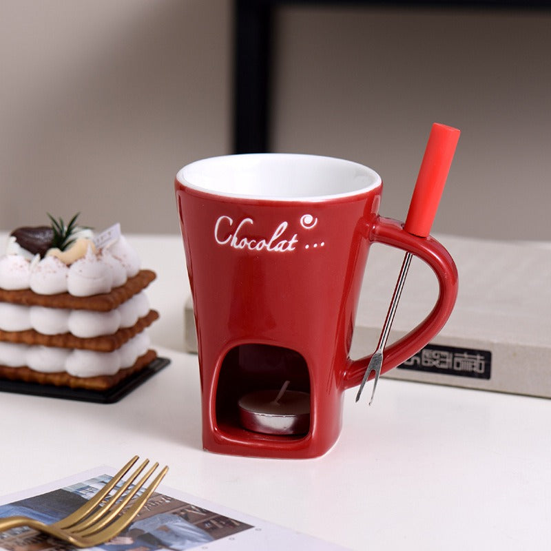 CocoaDip : Personal Chocolate Fondue in a Mug