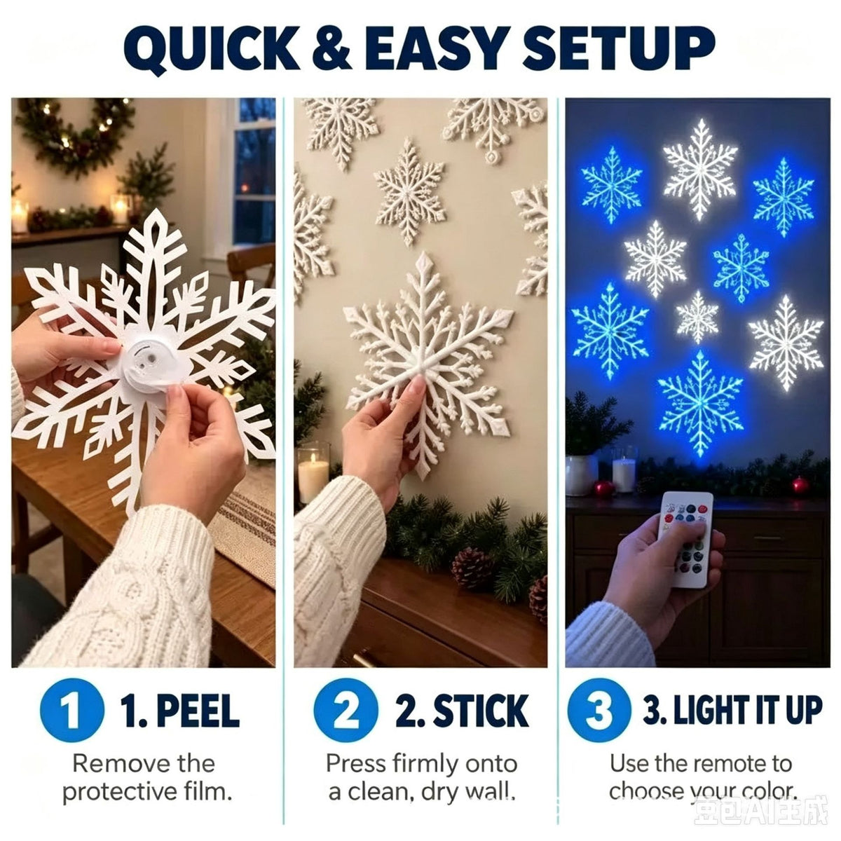 GlowFlake : Instant Christmas Magic