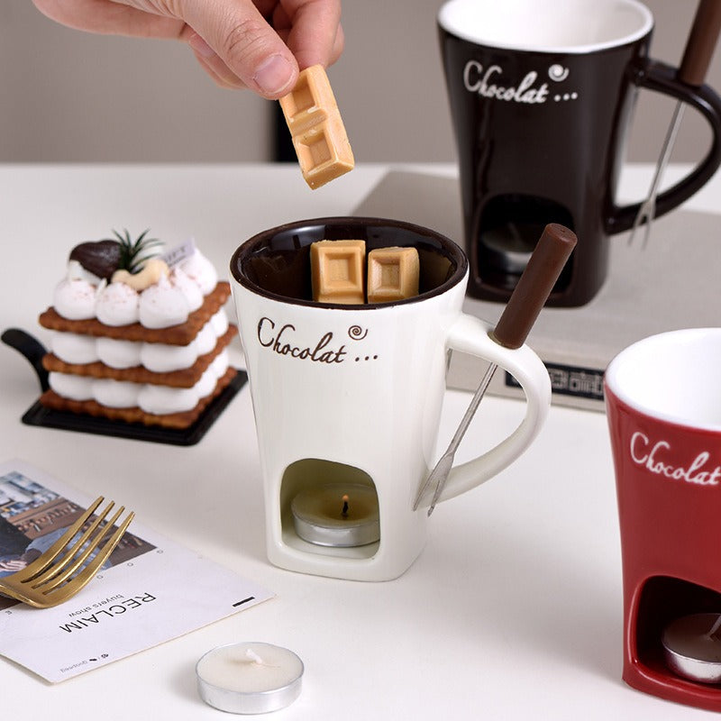 CocoaDip : Personal Chocolate Fondue in a Mug